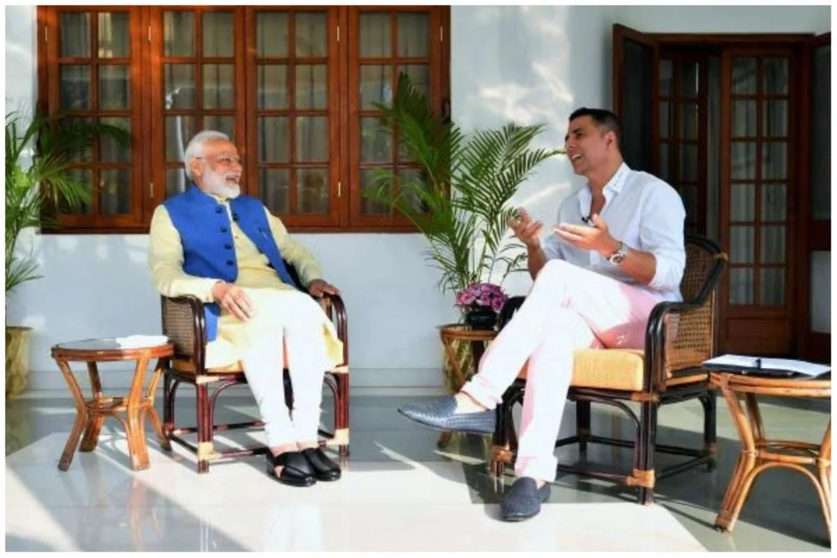 Akshay Kumar and pm narendra modi