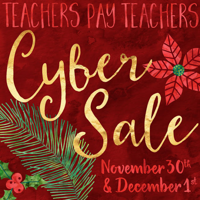 Teacherspayteachers big Cyber Sale 2015 ~ Fern Smith's Classroom Ideas ~ TeachersPayTeachers Big Cyber Monday Sale and Code.