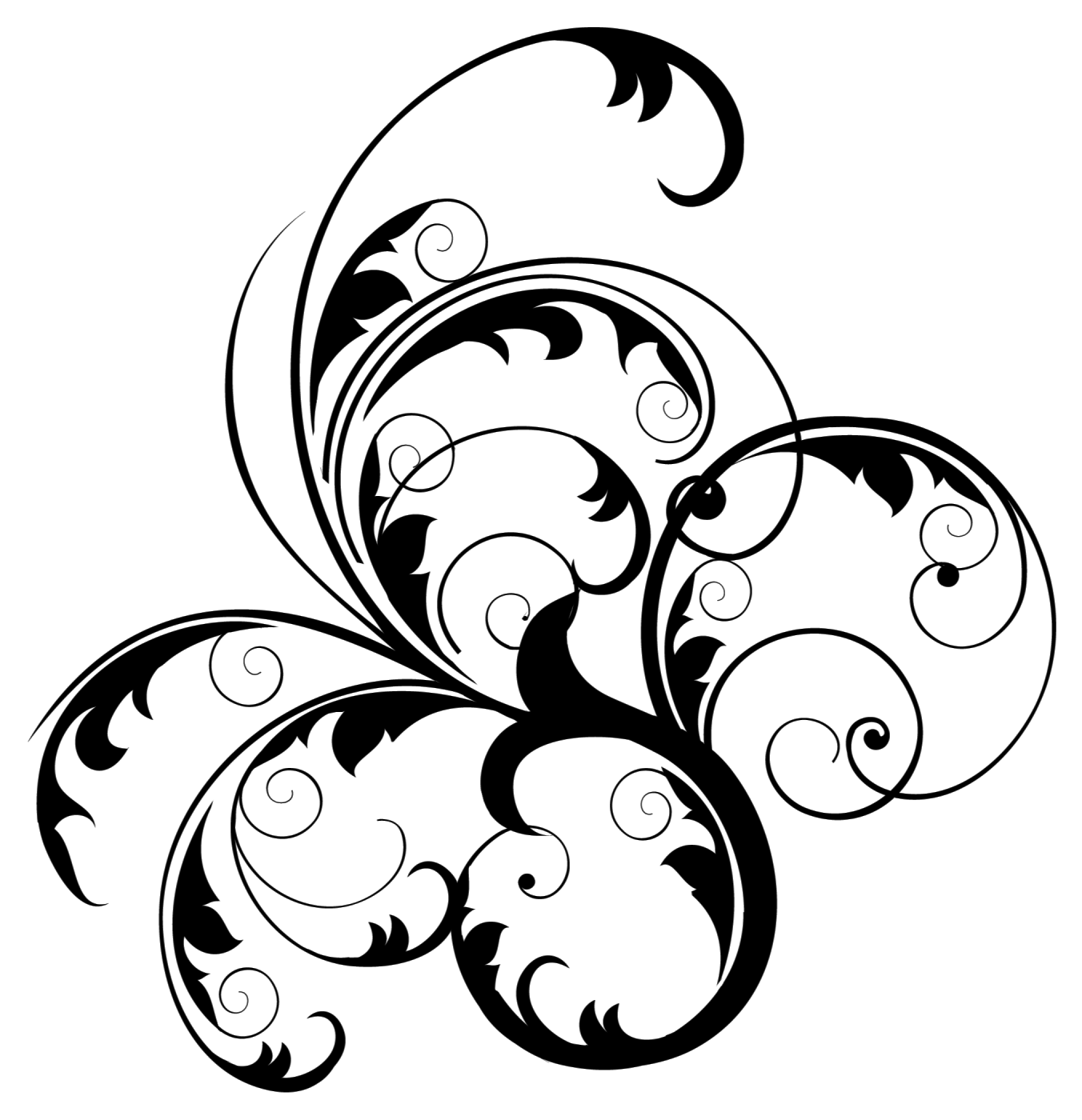  Gambar  Bunga  Floral Pattern Transparent  Fauzi Blog