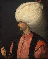  quadro com retrato de Suleiman  