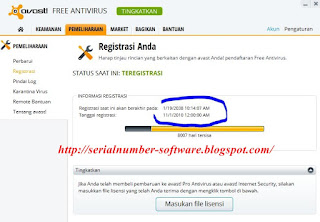 Serial Number Avast Terbaru 2016 Aktif Selamanya