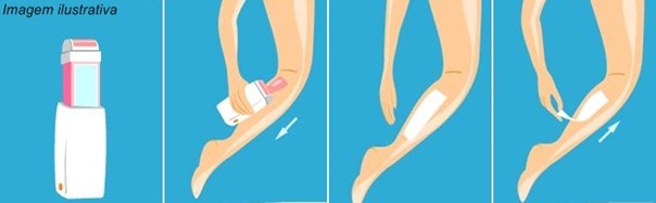 como se depilar com roll-on
