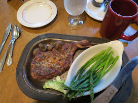 French cut pork chop at Riverlake Inn