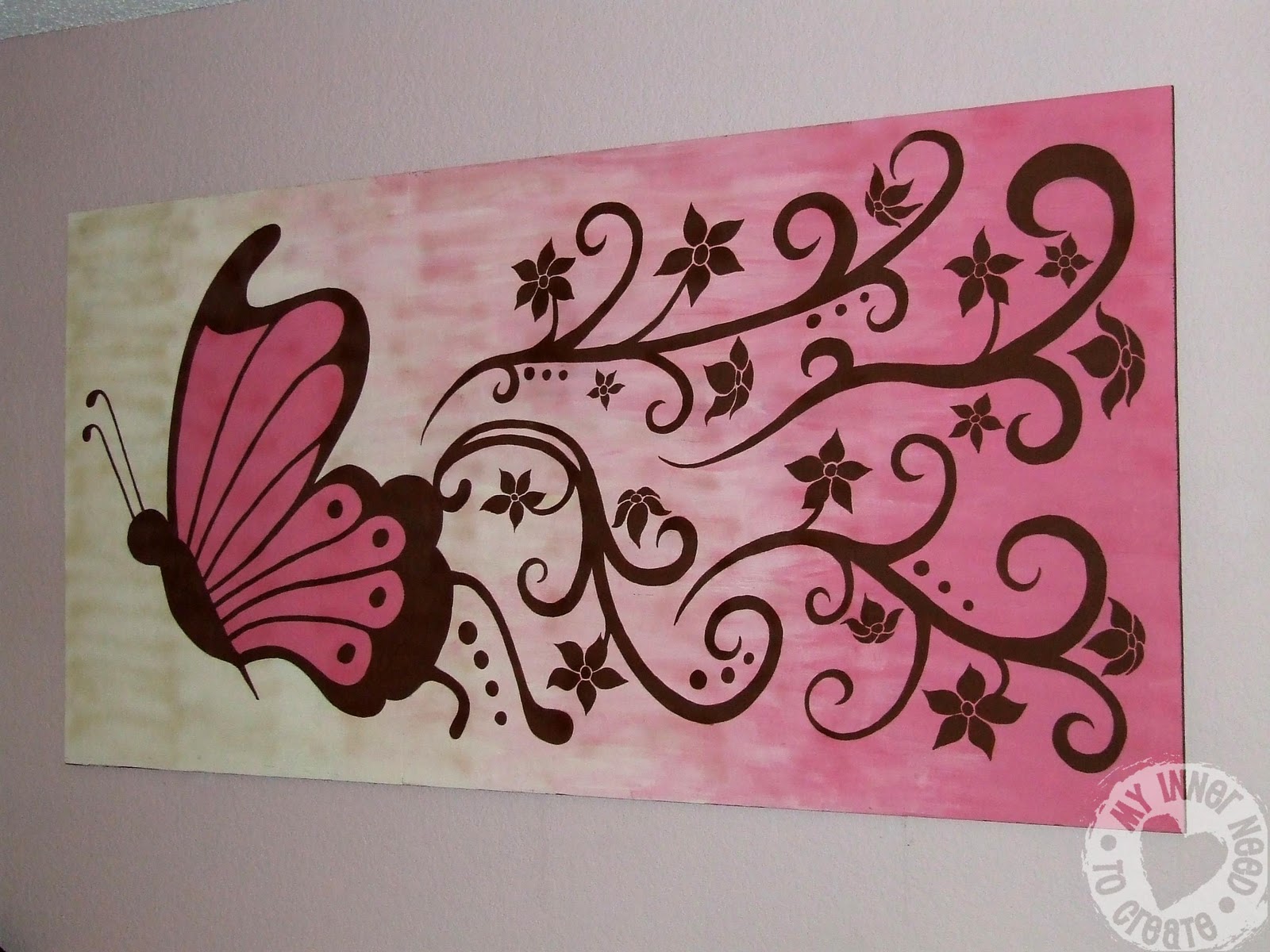 cool simple cake designs And there you have it! A huge painted mural, cheaper than a huge 