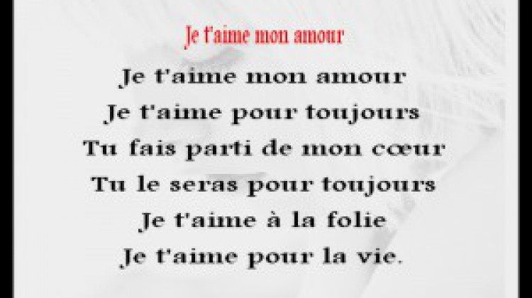 Petit Poeme D Amour Et Phrase D Amour Mot D Amour