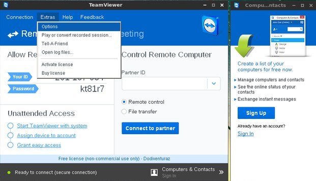  Setelah teman tamat install aplikasi remote desktop teamviewer dan setiap kali membuka  Cara Setting Agar Password Team Viewer Tidak Berubah