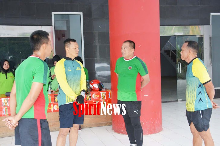 Danrem 141/Tp, Aerobik Bersama Personel Korem di Stadion Lapatau Bone