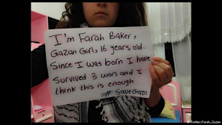 image: Farah Baker, Palestinian