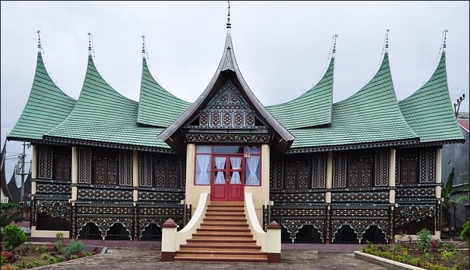 15 Gambar  Desain Rumah  Impian Adat Gadang Sumatera Barat  