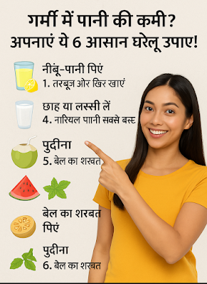 गर्मियों में पानी की कमी? अपनाएं ये 6 आसान घरेलू उपाय!