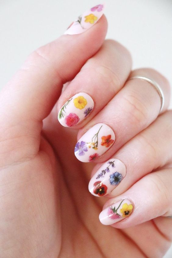 floral nail designs