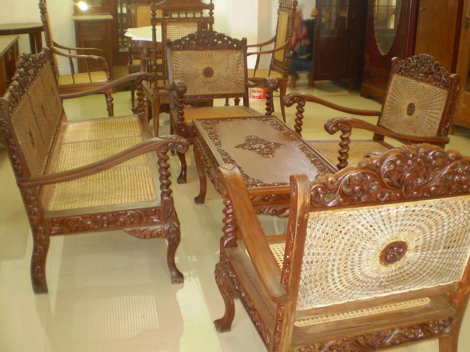 Maestro Antik Purwokerto Kursi  Tamu Rotan  antik krs001 SOLD