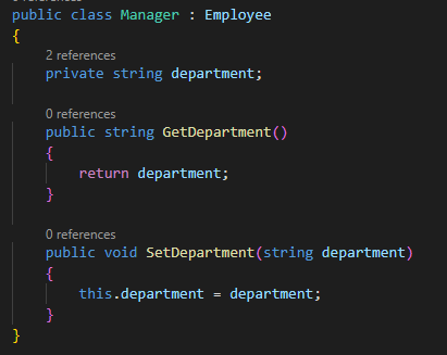 Inheritance can be achieved by creating a new class by inheriting from an existing class using the colon operator. by Ziggy Rafiq