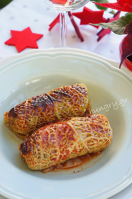 Savoy Cabbage Rolls with Campbell's Tomato Soup