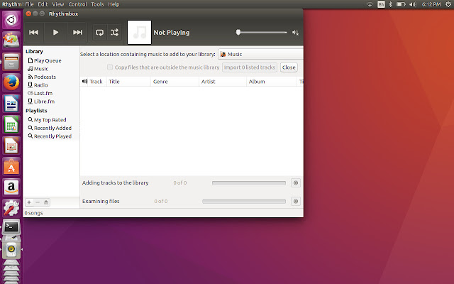 Rhytmbox Music Player