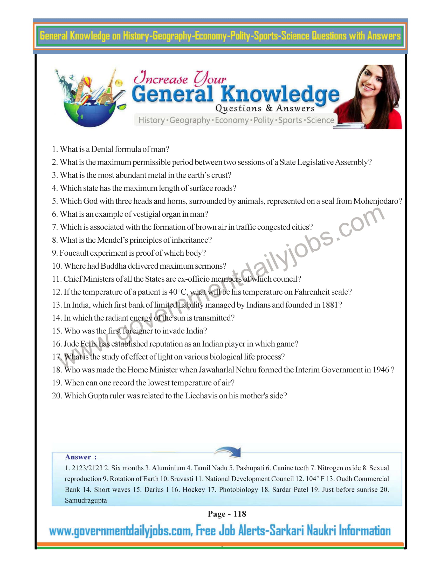 General Knowledge Questions