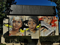 Wodonga Street Art | Adnate mural at Wodonga City Council Building