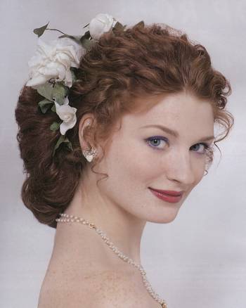 Here are some great wedding day hairstyle ideas for every bride This curly 