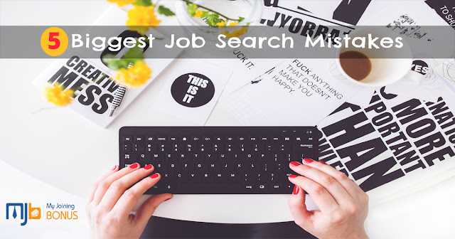 mistakes in Searching Jobs 