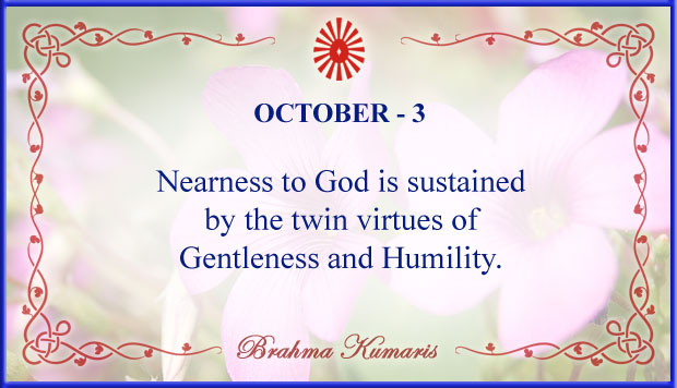 Thought For The Day October 3