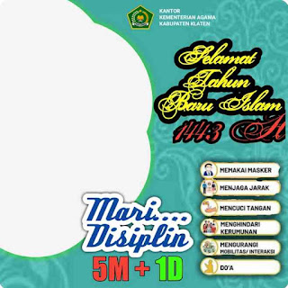 Kumpulan Link Twibbon tahun Baru Islam 1443 Kemenag