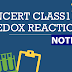 Class 11 Redox Reaction-Notes