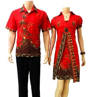 model baju kemeja batik couple terbaru