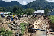 Solusi atasi banjir Satgas TMMD ke-125 Kodim 1506/Namlea  bangun drainase raksasa 