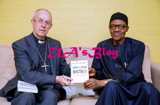 Buhari hosts Archbishop of Canterbury in London [PHOTOS]