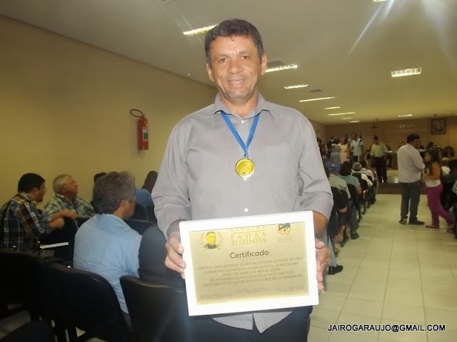 Wilsinho Oliveira, da Pará FM, recebe Medalha Padre Zuzinha