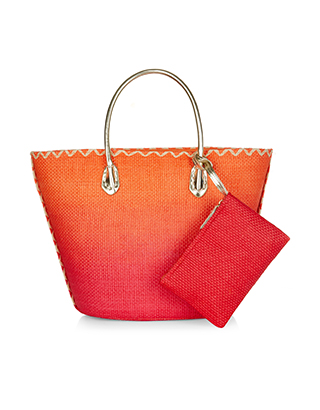 Accessorize Straw Basket Bag 