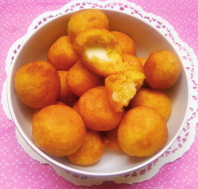 Bola - bola ubi Jalar/ sweet potato balls