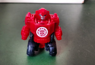 Mini transformer trickout vermelho da coleção Combiner Force da Hasbro - 4,5 cm  R$ 18,00