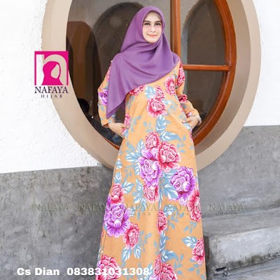 Anjani  DRESS vol  by nafaya hijab - Butik Busana Muslim Terbesar dan Terlengkap