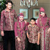 Gambar Baju Batik Muslim Keluarga