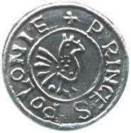 princes polonie, denaro Bolesława Chrobrego