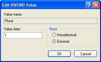edit dword value