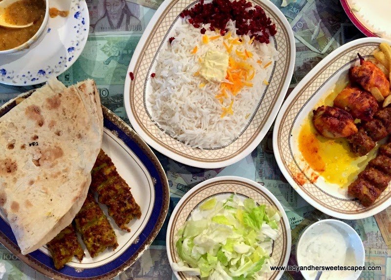 Iranian dinner at Ostadi Restaurant in Dubai