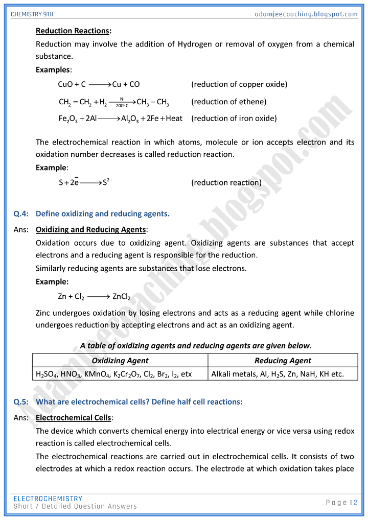 electrochemistry-short-and-detailed-question-answers-chemistry-9th