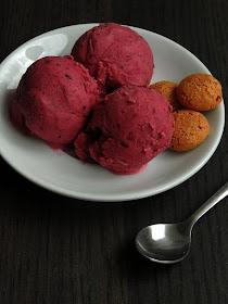 Frozen Berries Ice cream, No Churn Berries Icecream