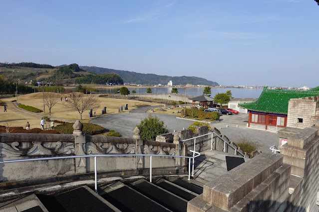 鳥取県東伯郡湯梨浜町引地 中国庭園 燕趙園 金山嶺橋