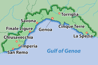 Mappa della Liguria