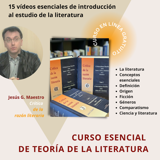 Crítica de la razón literaria, Jesús G. Maestro