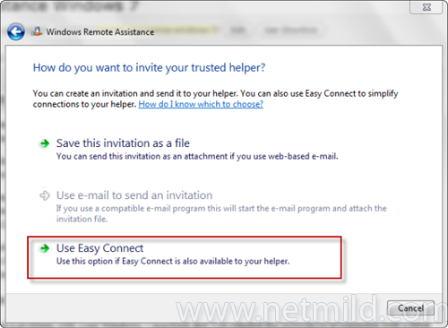 Use Easy Connect Cara Menggunakan Windows 7 Remote Assistance