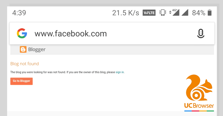 Unpatched Flaw in UC Browser Apps Could Let Hackers Launch Phishing Attacks