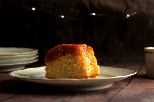 bolo de maca e canela