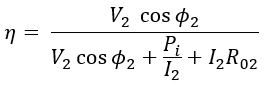 Efficiency of Transformer & Maximum Efficiency Condition