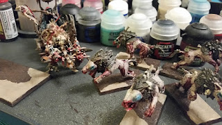 Dire wolves and Corpse Cart