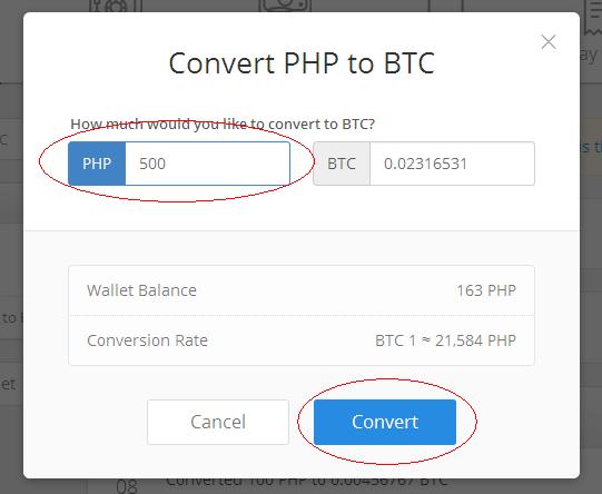 Pesos to Bitcoin