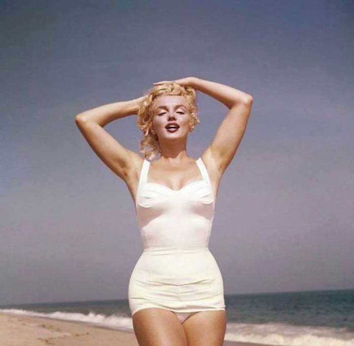 Marilyn Monroe Beach Photoshoot by Sam Shaw